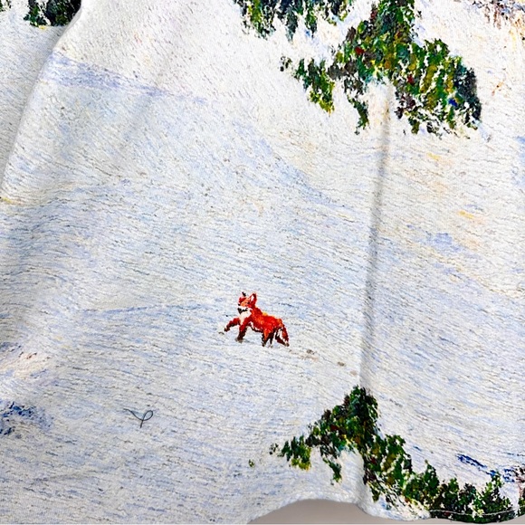 Corey Lynn Calter NWOT Wonderland Midi Skirt Large Winter Ski Print - Picture 9 of 16